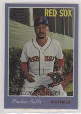 2019 Topps Heritage - [Base] - Hot Box Chrome Purple Refractor #THC-78 - Mookie Betts