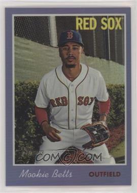 2019 Topps Heritage - [Base] - Hot Box Chrome Purple Refractor #THC-78 - Mookie Betts