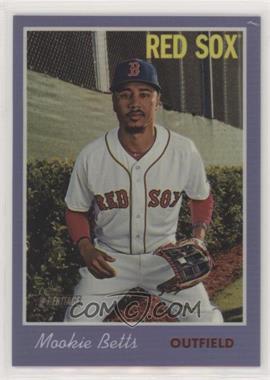 2019 Topps Heritage - [Base] - Hot Box Chrome Purple Refractor #THC-78 - Mookie Betts