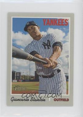 2019 Topps Heritage - [Base] - Mini #474 - Short Print - Giancarlo Stanton /100