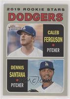 Rookie Stars - Dennis Santana, Caleb Ferguson