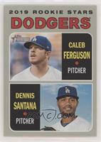 Rookie Stars - Dennis Santana, Caleb Ferguson