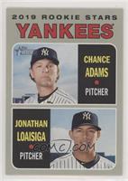 Rookie Stars - Chance Adams, Jonathan Loaisiga