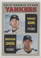 Rookie Stars - Chance Adams, Jonathan Loaisiga