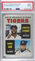 Rookie Stars - Dawel Lugo, Christin Stewart [PSA 9 MINT]