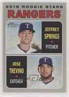 Rookie Stars - Jeffrey Springs, Jose Trevino