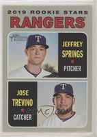 Rookie Stars - Jeffrey Springs, Jose Trevino