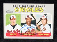 Rookie Stars - Cedric Mullins, Paul Fry, Austin Wynns [JSA Certified …