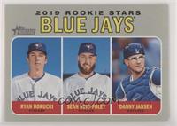 Rookie Stars - Ryan Borucki, Danny Jansen, Sean Reid-Foley