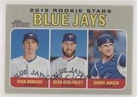 Rookie Stars - Ryan Borucki, Danny Jansen, Sean Reid-Foley