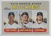 Rookie Stars - Garrett Hampson, Sam Howard, Yency Almonte