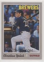 Short Print - Christian Yelich (Action Variation)