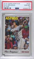 Short Print - Alex Bregman (Action Variation) [PSA 10 GEM MT]