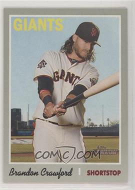 2019 Topps Heritage - [Base] #478 - Short Print - Brandon Crawford