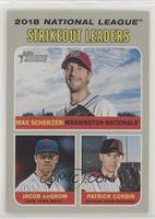 League Leaders - Jacob deGrom, Patrick Corbin, Max Scherzer