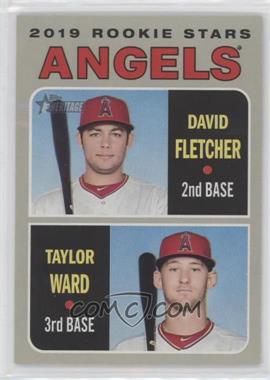 2019 Topps Heritage - [Base] #74 - Rookie Stars - David Fletcher, Taylor Ward