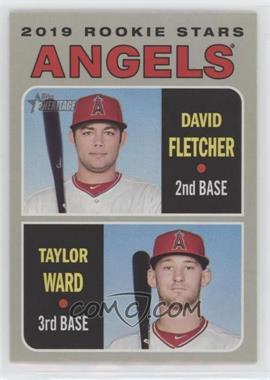 2019 Topps Heritage - [Base] #74 - Rookie Stars - David Fletcher, Taylor Ward