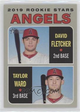 2019 Topps Heritage - [Base] #74 - Rookie Stars - David Fletcher, Taylor Ward