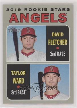 2019 Topps Heritage - [Base] #74 - Rookie Stars - David Fletcher, Taylor Ward