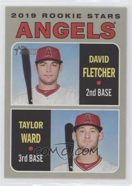 2019 Topps Heritage - [Base] #74 - Rookie Stars - David Fletcher, Taylor Ward