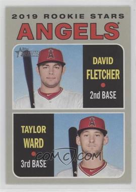 2019 Topps Heritage - [Base] #74 - Rookie Stars - David Fletcher, Taylor Ward