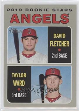 2019 Topps Heritage - [Base] #74 - Rookie Stars - David Fletcher, Taylor Ward