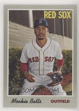 2019 Topps Heritage - [Base] #78.1 - Mookie Betts (Portrait, White Jersey)