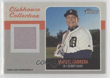 2019 Topps Heritage - Clubhouse Collection Relics #CCR-MC - Miguel Cabrera