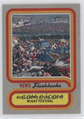 2019 Topps Heritage - News Flashbacks #NF-7 - Isle of Wight Music Festival