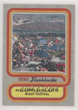 2019 Topps Heritage - News Flashbacks #NF-7 - Isle of Wight Music Festival