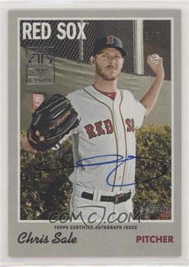 2019 Topps Heritage - Real One Autographs - Transcendent VIP Party #ROA-CS - Chris Sale /6