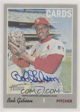 2019 Topps Heritage - Real One Autographs #ROA-BG - Bob Gibson