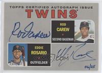 Rod Carew, Eddie Rosario #/25