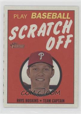 2019 Topps Heritage High Number - 1970 Scratch Offs #19 - Rhys Hoskins