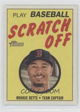 2019 Topps Heritage High Number - 1970 Scratch Offs #23 - Mookie Betts