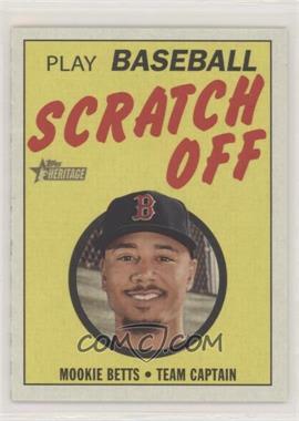 2019 Topps Heritage High Number - 1970 Scratch Offs #23 - Mookie Betts