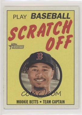 2019 Topps Heritage High Number - 1970 Scratch Offs #23 - Mookie Betts