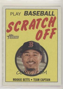 2019 Topps Heritage High Number - 1970 Scratch Offs #23 - Mookie Betts