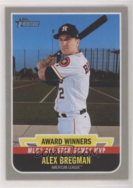 2019 Topps Heritage High Number - Award Winners #AW-8 - Alex Bregman