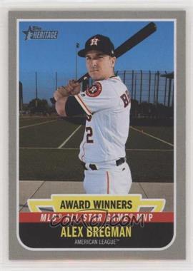 2019 Topps Heritage High Number - Award Winners #AW-8 - Alex Bregman