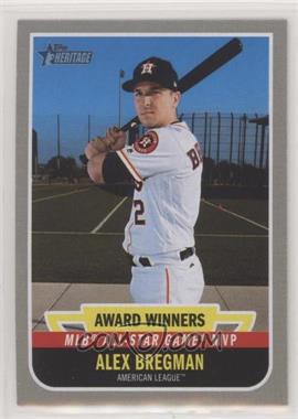 2019 Topps Heritage High Number - Award Winners #AW-8 - Alex Bregman