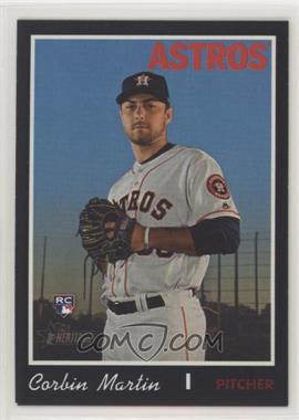 2019 Topps Heritage High Number - [Base] - Black Border #595 - Corbin Martin /50