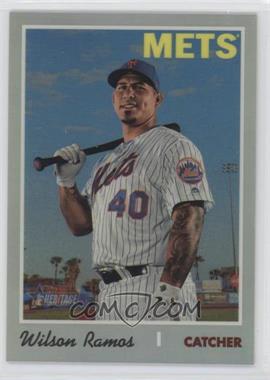 2019 Topps Heritage High Number - [Base] - Chrome Refractor #THC-558 - Wilson Ramos /569