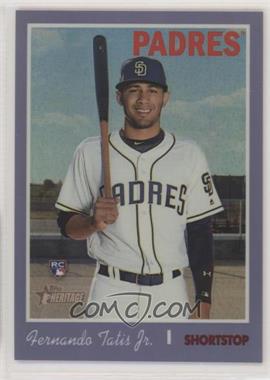 2019 Topps Heritage High Number - [Base] - Hot Box Purple Refractor #THC-517 - Fernando Tatis Jr.