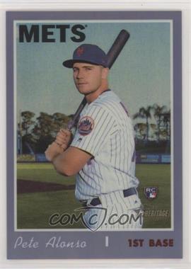 2019 Topps Heritage High Number - [Base] - Hot Box Purple Refractor #THC-519 - Pete Alonso