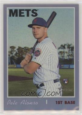 2019 Topps Heritage High Number - [Base] - Hot Box Purple Refractor #THC-519 - Pete Alonso