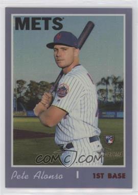 2019 Topps Heritage High Number - [Base] - Hot Box Purple Refractor #THC-519 - Pete Alonso