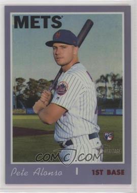 2019 Topps Heritage High Number - [Base] - Hot Box Purple Refractor #THC-519 - Pete Alonso