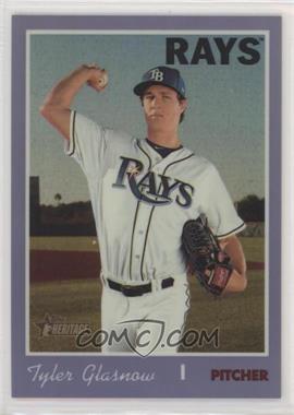 2019 Topps Heritage High Number - [Base] - Hot Box Purple Refractor #THC-538 - Tyler Glasnow