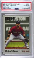 Action Variation - Michael Chavis (Fielding) [PSA 10 GEM MT]